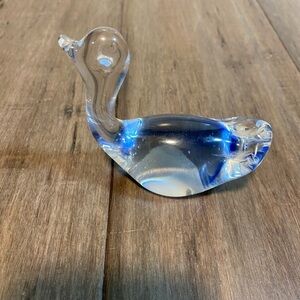 Art glass duck swan‎ figurine